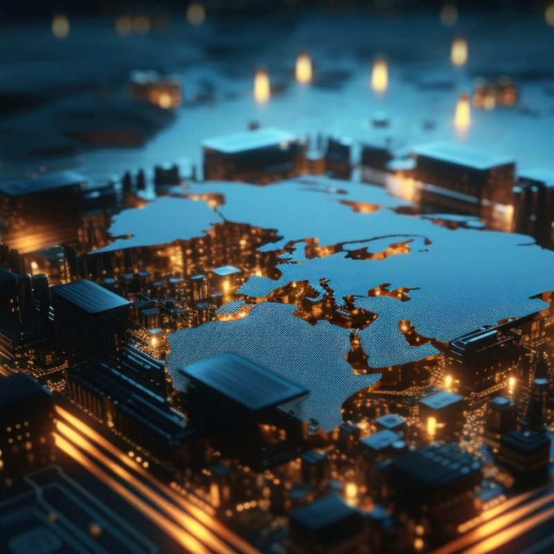 a world map is shown on an electronic board.